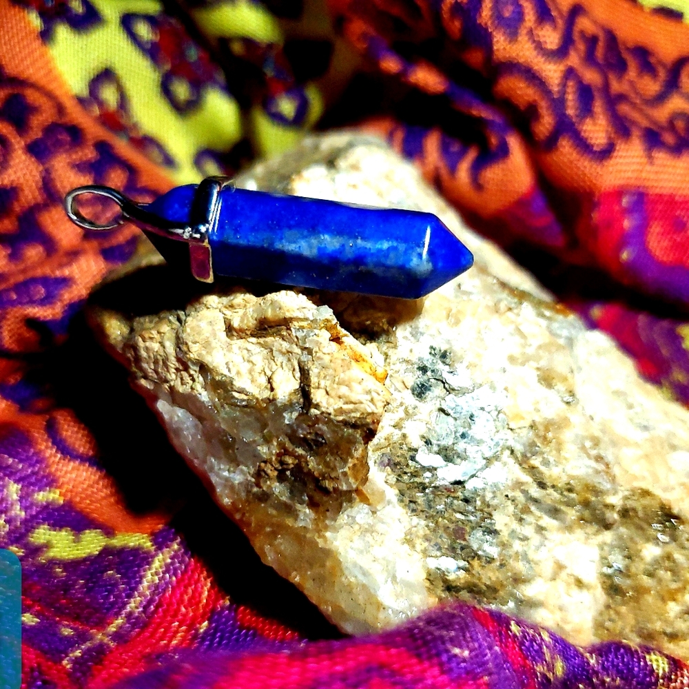 Natural Gemstone Pendant - Lapis Lazuli